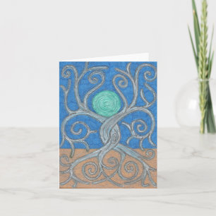 Entwined Trees Note Card