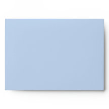 Envelope A7 Baby Blue Return Address