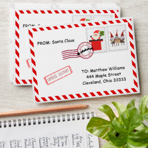 Envelope for Letters from Santa Claus