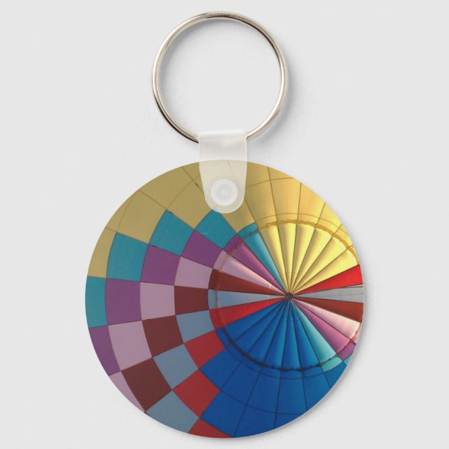 Envelope hot air balloon key ring (Front)