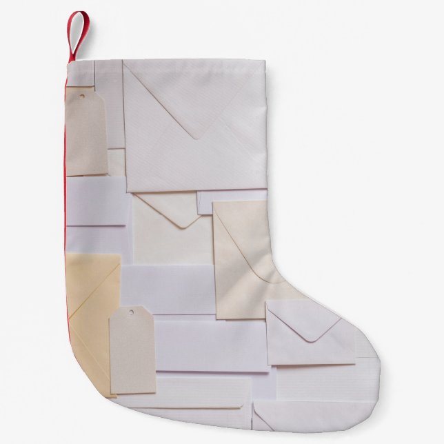 Envelope paper lot small christmas stocking (Front)