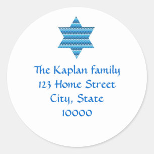Envelope Seal Jewish Hebrew Star of David