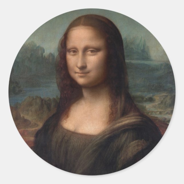 ENVELOPE SEAL : LEONARDO DA VINCI : THE MONA LISA (Front)