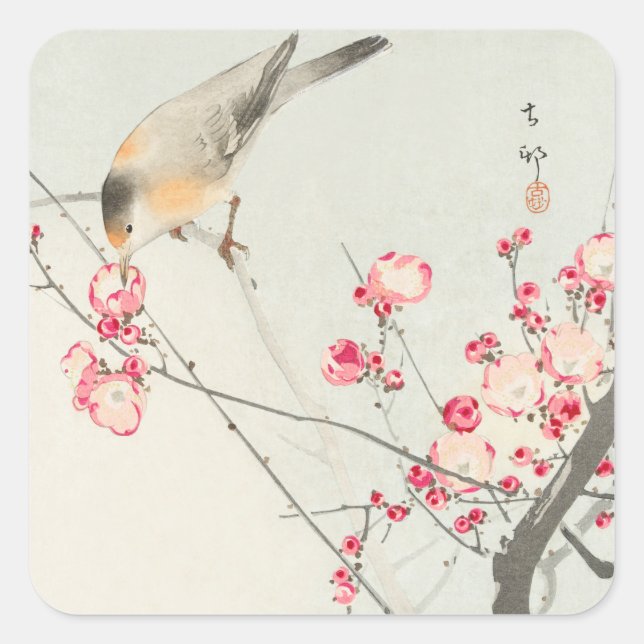 ENVELOPE SEAL STICKER : JAPANESE WOODBLOCK (Front)