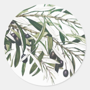 ENVELOPE SEAL STICKER : OLIVE BRANCH