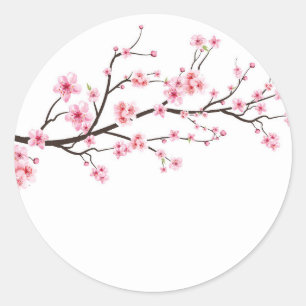ENVELOPE SEAL STICKER : SAKURA BLOSSOMS