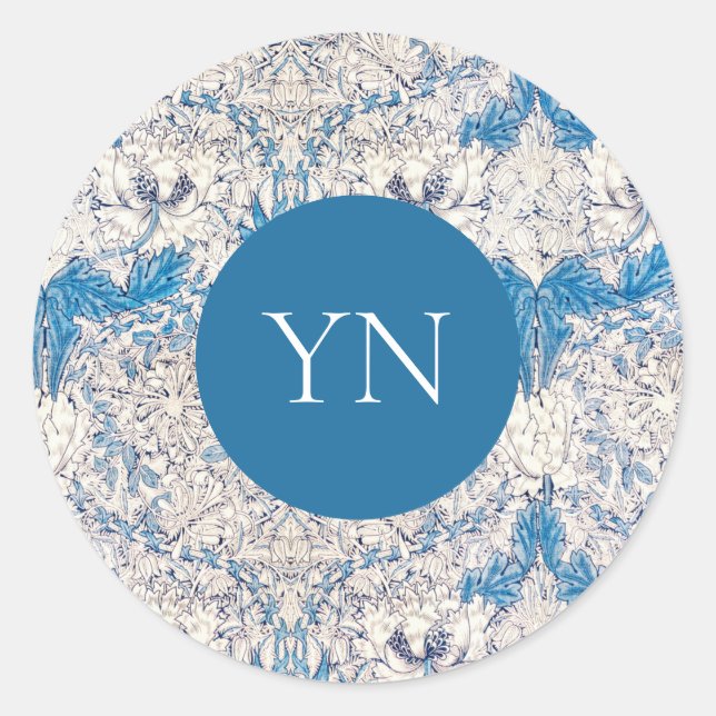 ENVELOPE SEAL : WILLIAM MORRIS : HONEYSUCKLE (Front)