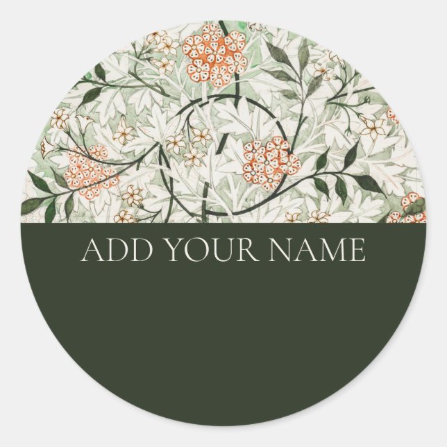 ENVELOPE SEAL : WILLIAM MORRIS : JASMINE (Front)