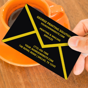 Envelope Shape Unique Business Card