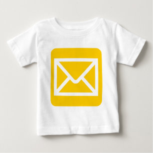 Envelope Sign - Amber Baby T-Shirt