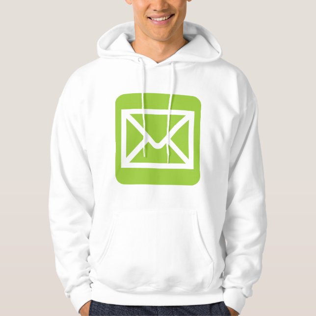 Envelope Sign - Martian Green Hoodie (Front)