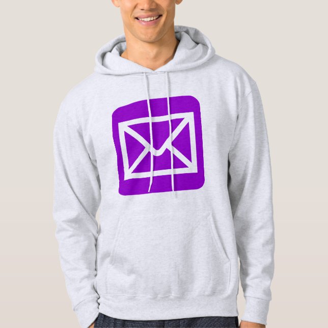 Envelope Sign - Orange Hoodie (Front)