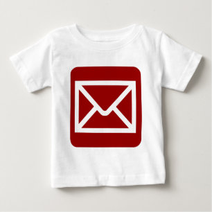 Envelope Sign - Ruby Red Baby T-Shirt