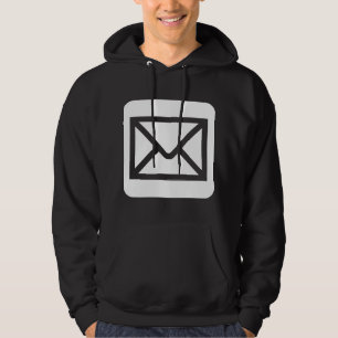 Envelope Sign - White Hoodie