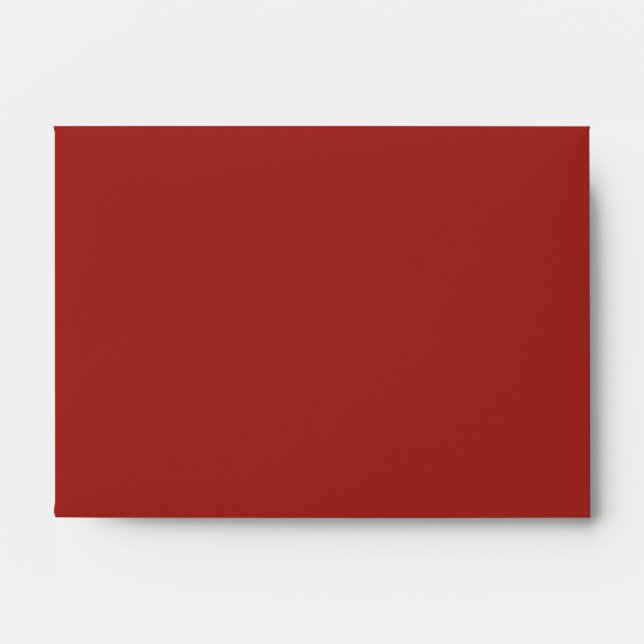 Envelope Size A6 Indian Red Blank (Front)