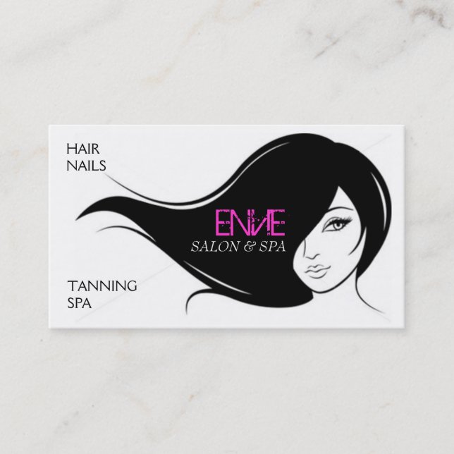 Envie - Hair Salon Business Card (Front)