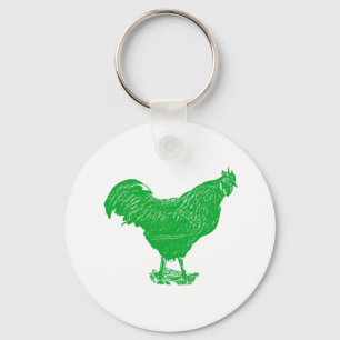 Envious Rooster Key Ring