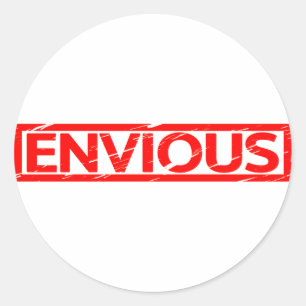Envious Stamp Classic Round Sticker