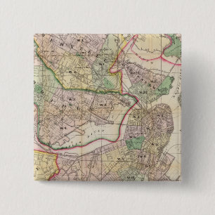 Environment of Boston 15 Cm Square Badge