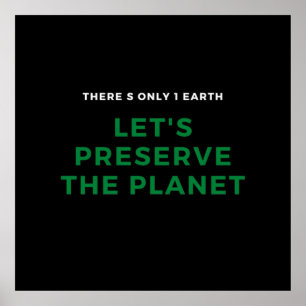 Environmental awareness stop climate change poster