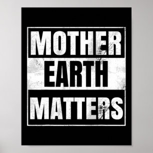 Environmental Awareness Sustainable Planet Mother Poster