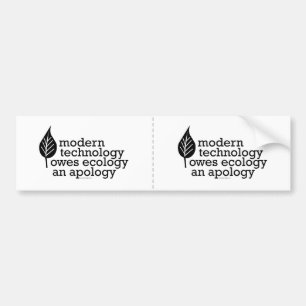 Environmental Bumper Sticker