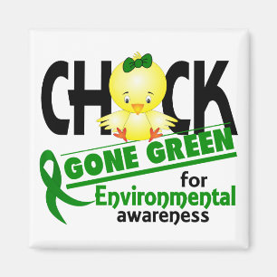 Environmental Chick Gone Green 2 Magnet