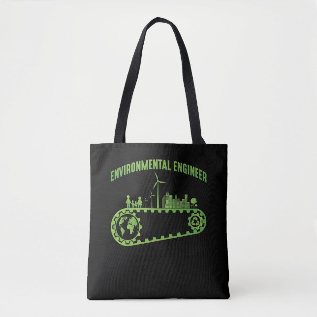 Environmental Engineer Environment Engineering Tote Bag (Front)