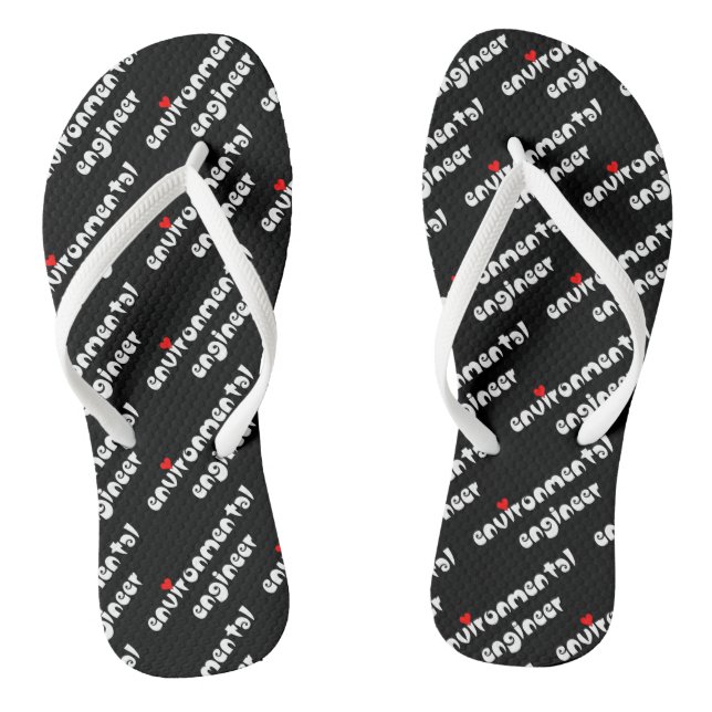 Environmental Engineer Heart Thongs (Footbed)