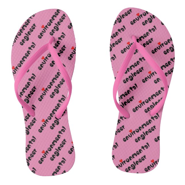 Environmental Engineer Heart Thongs (Footbed)