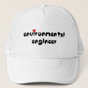 Environmental Engineer Heart Trucker Hat