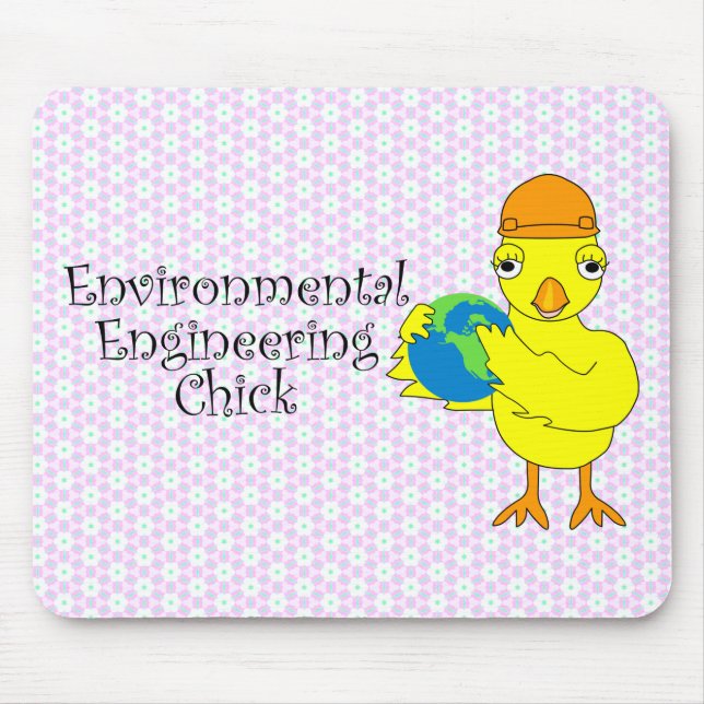 Environmental Engineering Chick Mouse Pad (Front)