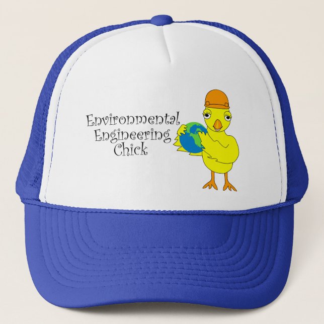 Environmental Engineering Chick Trucker Hat (Front)
