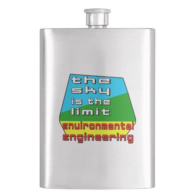 Environmental Engineering Limit  Hip Flask (Front)
