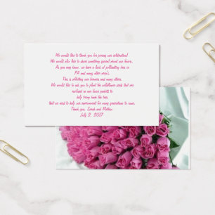 Environmental Information Business Cards Flowers
