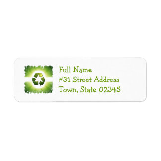 Environmental Issues Return Address Label
