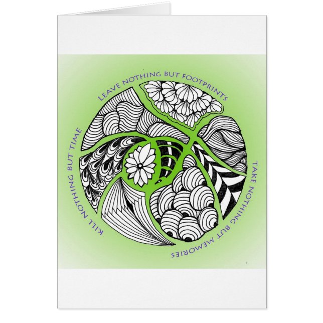 Environmental Mantra for Hikers & Mountain Climber (Front)