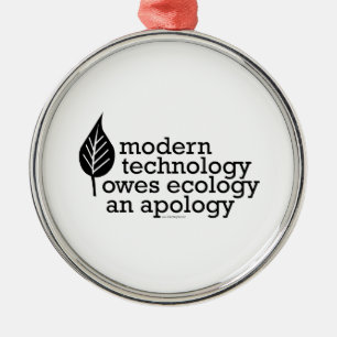 Environmental Metal Ornament