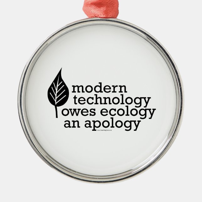 Environmental Metal Ornament (Front)