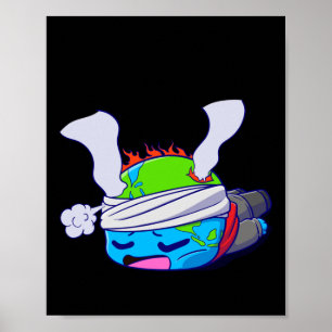 Environmental Protection 55th Earth Day Planet Lon Poster