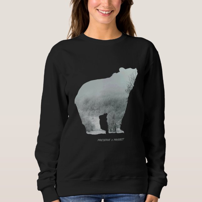 Environmental protection and nature conservation b sweatshirt (Front)