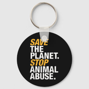 Environmental Protection Animal Welfare Vegan Eart Key Ring