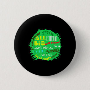 Environmental Protection Around The World Forest L 6 Cm Round Badge