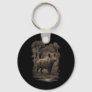 Environmental Protection Climate Action Wild Boar Key Ring