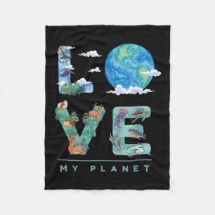 Environmental Protection Climate Protection Animal Fleece Blanket
