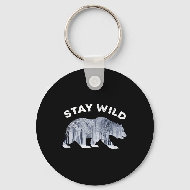 Environmental Protection Climate Protection Bear T Key Ring (Front)