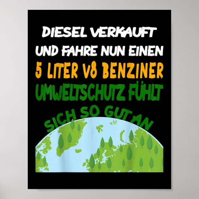 Environmental Protection, Climate Protection, Funn Poster (Front)