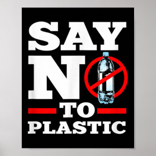 Environmental Protection Climate Protection Say No Poster