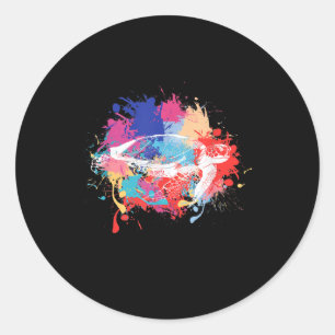 Environmental Protection Climate Protection Turtle Classic Round Sticker