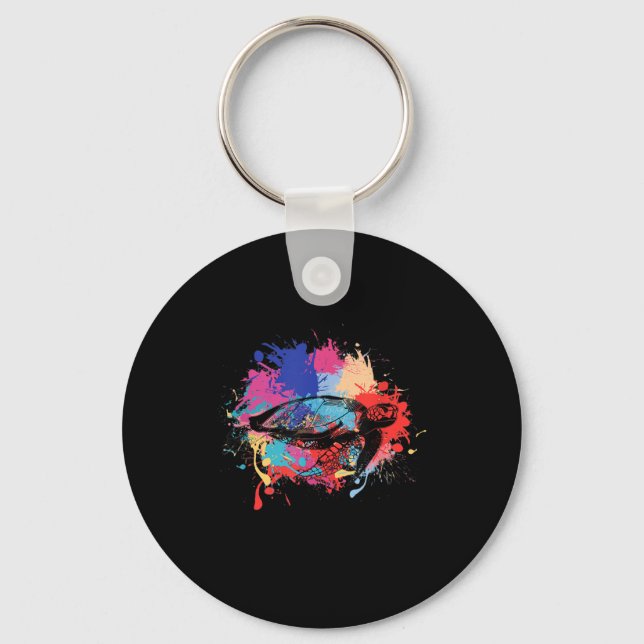 Environmental Protection Climate Protection Turtle Key Ring (Front)